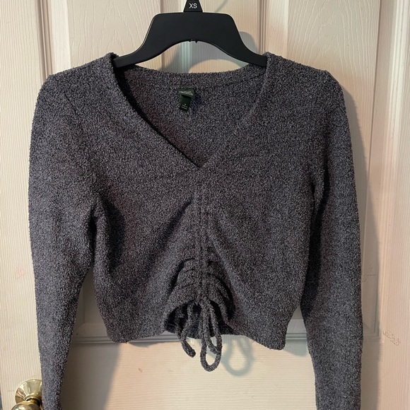 wild fable Tops - gray long sleeve sweater material shirt